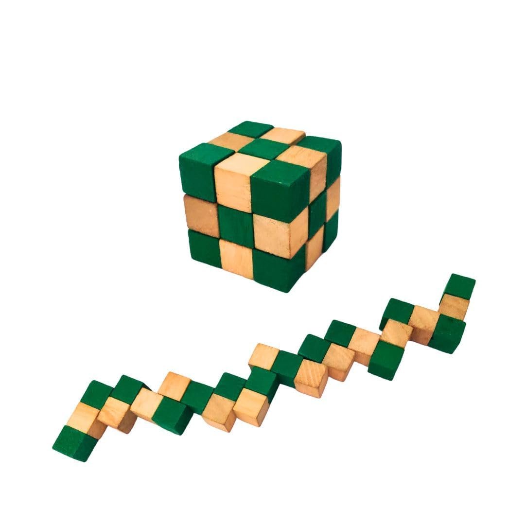 wooden snake cube wooden snake cube