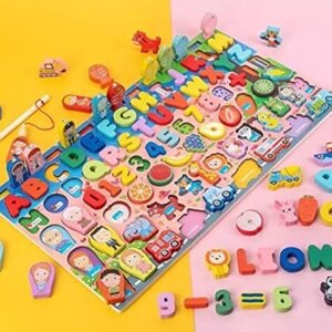 8 in 1 multifunctional wooden board game
