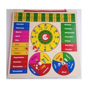 7 in 1 calendar clock