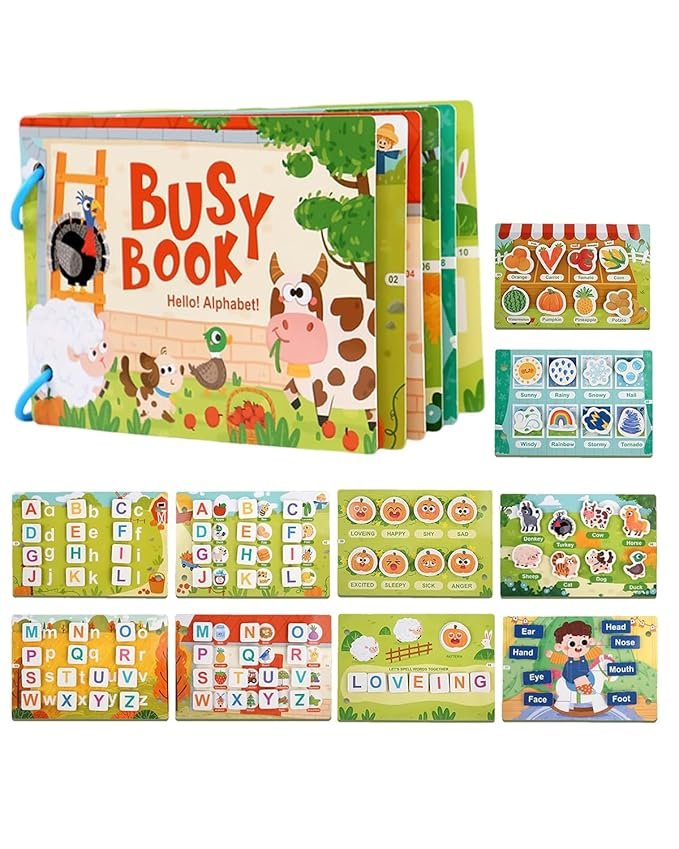 busy book with velcro busy book with velcro