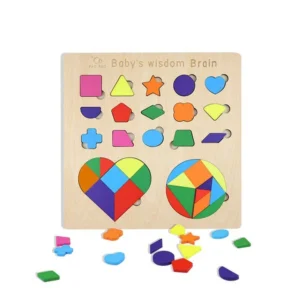 four smart brain puzzle shapes