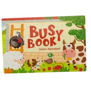 busy book with velcro