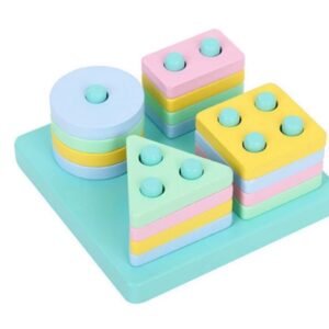 4 in 1 square shape sorting board