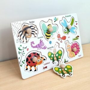 insect wooden knob puzzle