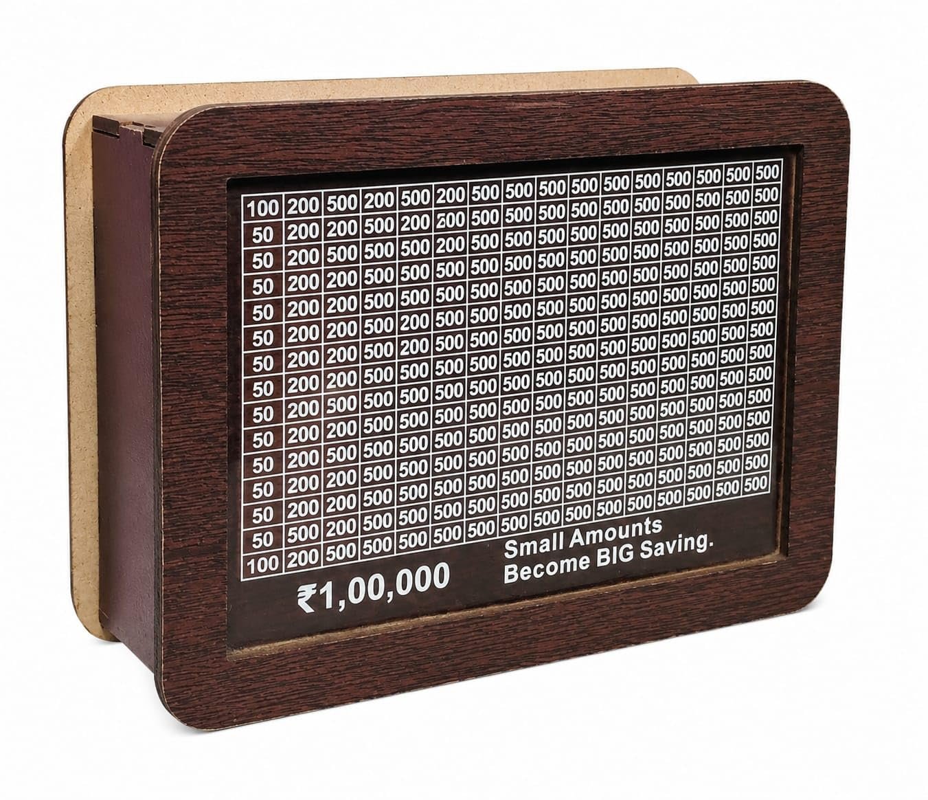 wooden 1lakh savings challenge money bank wooden 1lakh savings challenge money bank