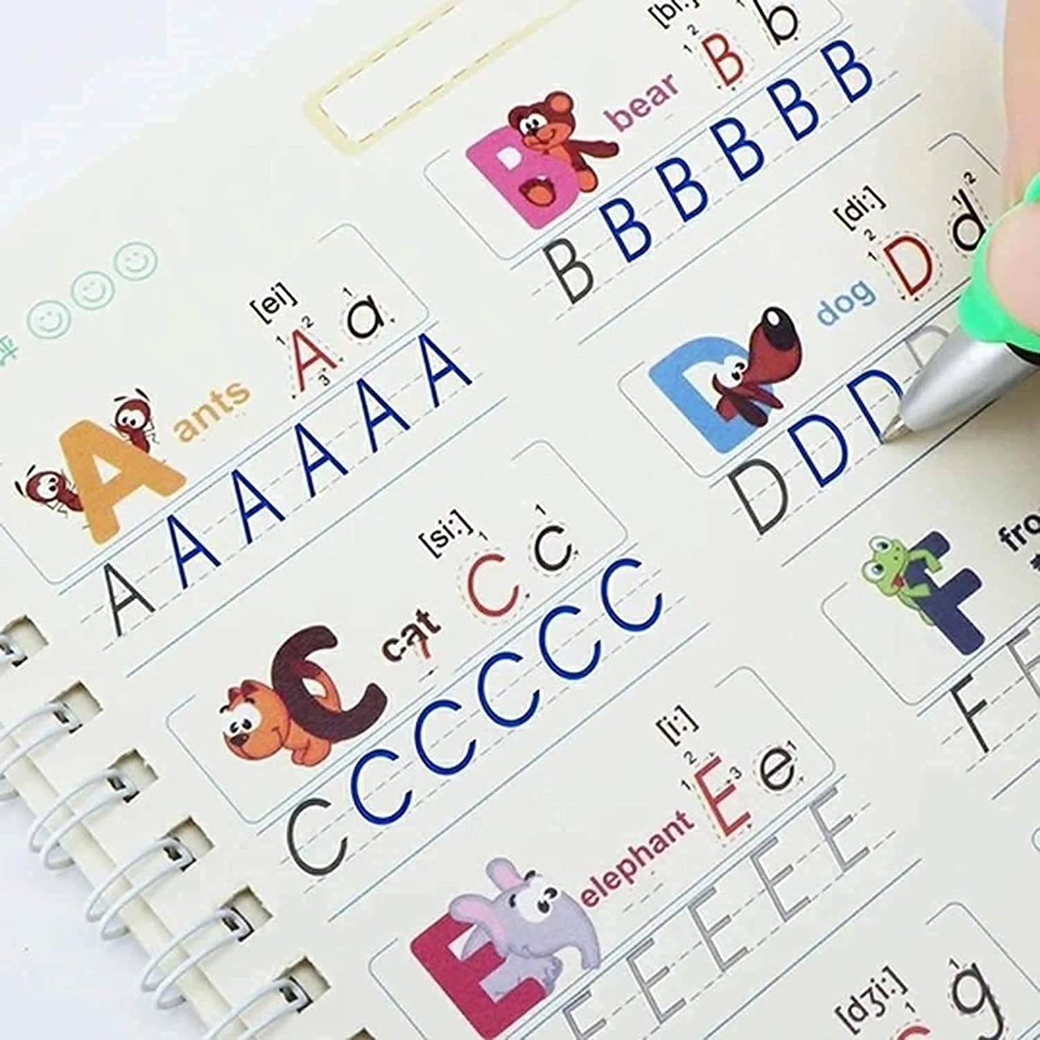 sank magic practice copybook set โ 4 reusable writing books with 10 refills, pen & grip | number, alphabet, math & drawing practice for preschool kids sank magic practice copybook set โ 4 reusable writing books with 10 refills, pen & grip | number, alphabet, math & drawing practice for preschool kids