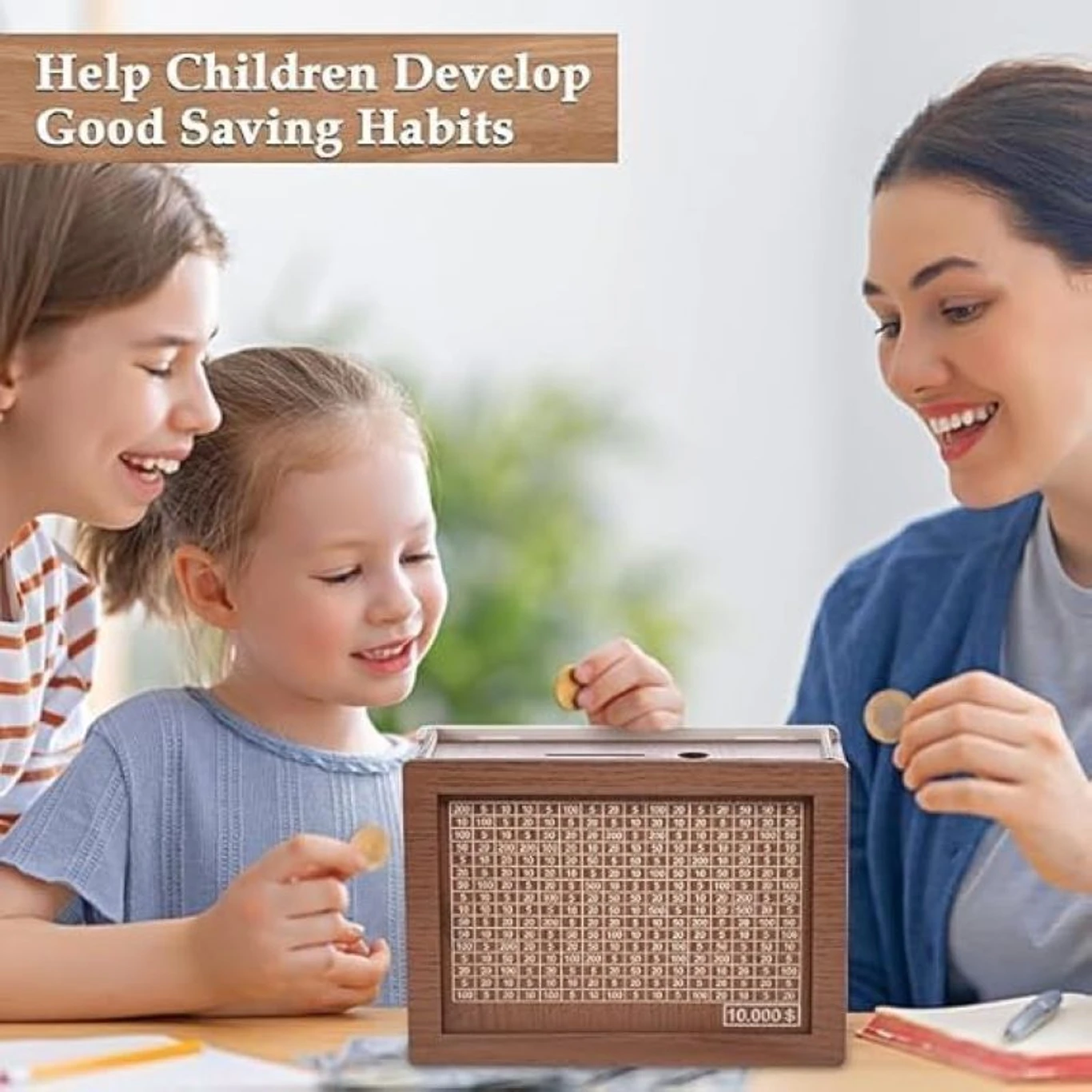 wooden 1lakh savings challenge money bank wooden 1lakh savings challenge money bank