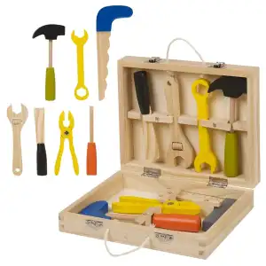 wooden repair tool set box